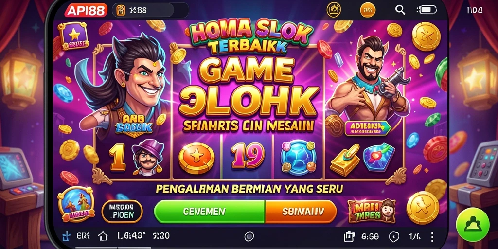Tampilan gameplay yang menarik dalam permainan Slot API88.
