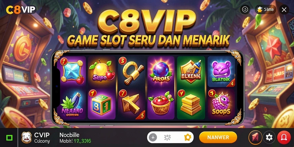 Gameplay seru dan menarik dari C8VIP game Slot.