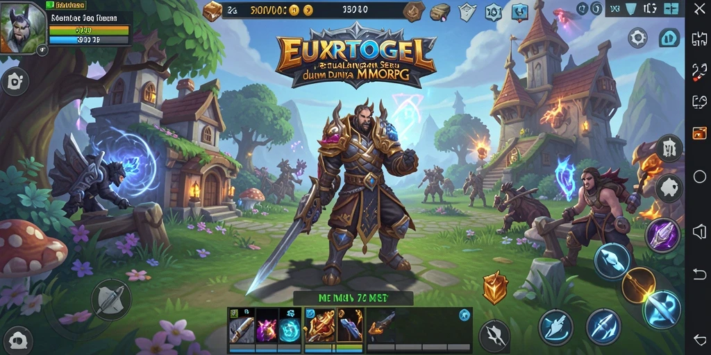 Screenshot gameplay EUROTOGEL menampilkan aksi seru dan dunia yang memukau.