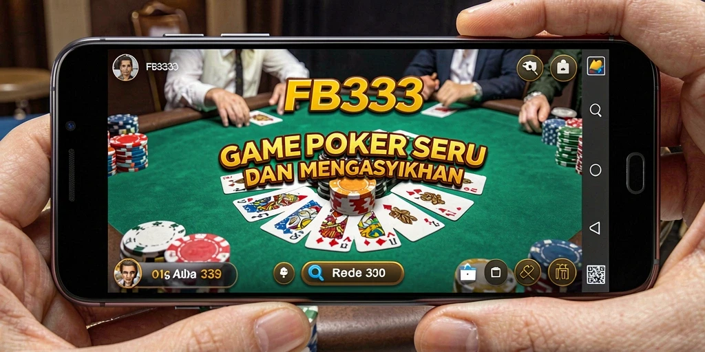 Screenshot FB333 menampilkan antarmuka Poker yang menarik dan gameplay yang seru.