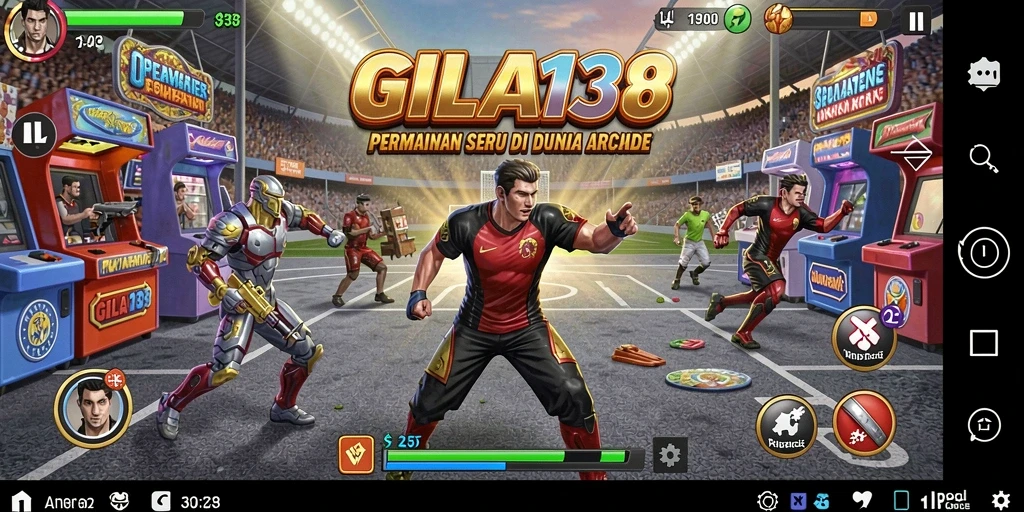 Tampilan gameplay seru dan menantang di GILA138.