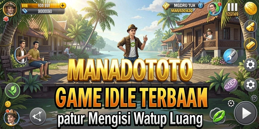 Tangkapan layar <strong>MANADOTOTO</strong> yang menunjukkan aksi gameplay Idle yang menarik.