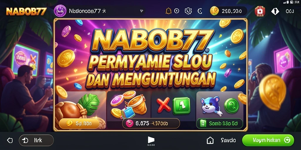 Gameplay NABOB77 yang menarik dalam permainan slot.