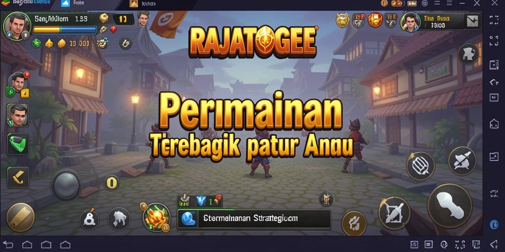 Tampilan gameplay menarik dari RAJATOGEL dengan aksi strategis.