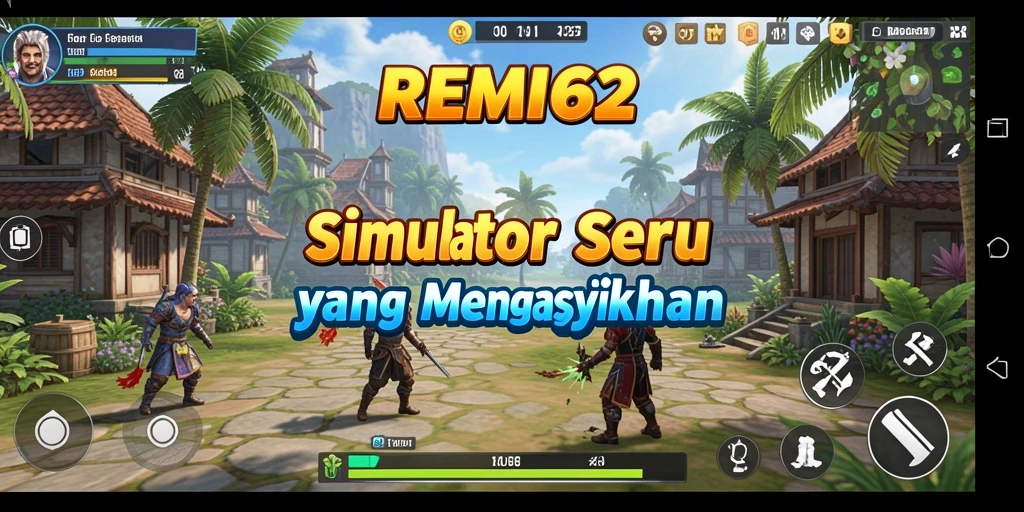 Gameplay REMI62 yang seru dan menarik untuk dimainkan.