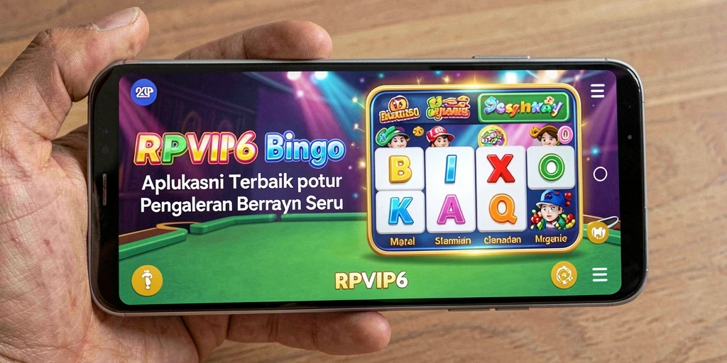 Screenshot RPVIP6 menampilkan aksi seru dalam permainan Bingo.
