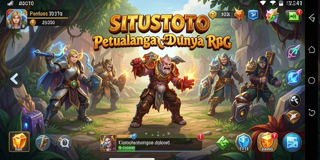 Tampilan gameplay RPG penuh aksi di SITUSTOTO dengan grafis yang memukau.