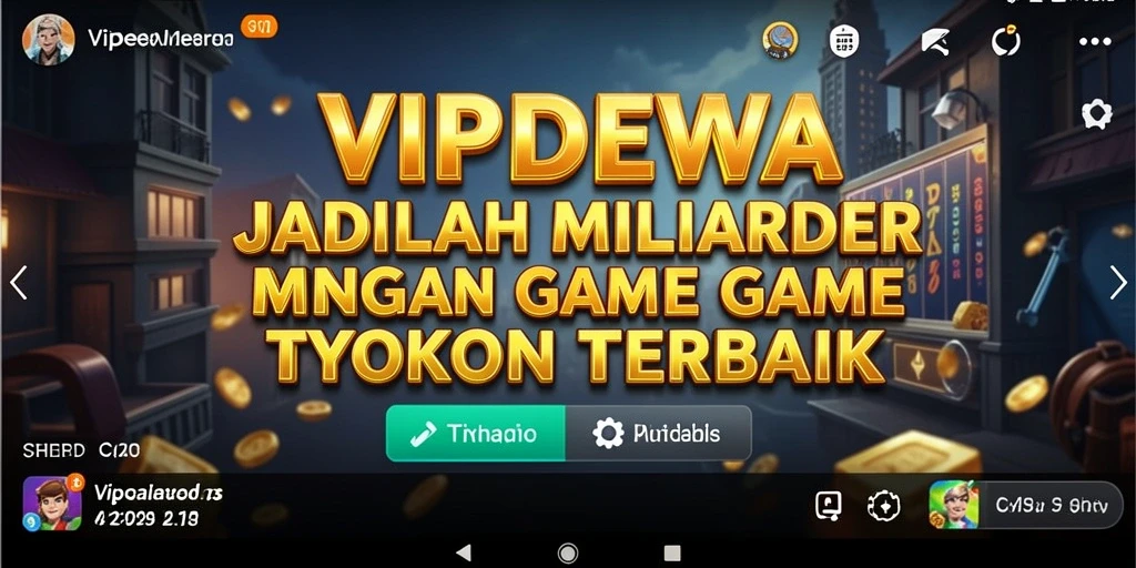 Screenshot menunjukkan gameplay Tycoon yang seru dan interaktif.